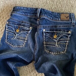 American Eagle Outfitters Dark Blue Boot Cut Jeans